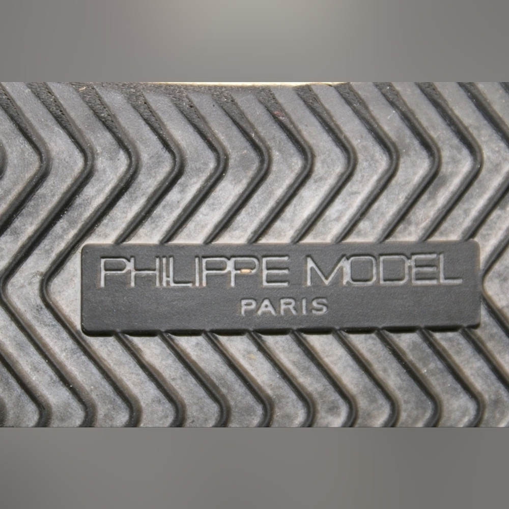 Philippe Model Paris Designer  Leather Hair Low Skate Sneakers Shoes 7 37 - Picture 11 of 16